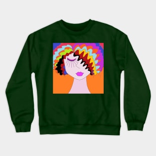 she has a beautiful vibe Crewneck Sweatshirt